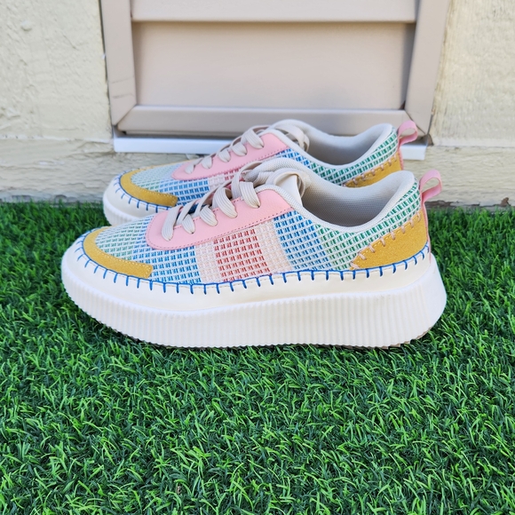 Colorful Platform Sneakers - Picture 4 of 5